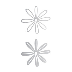 Thinlits Die Set 2 pz - Layering Daisy 2 660485