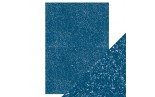 5 fogli A4 Carta Glitterata Tonic Glitter Card Cobalt Blue 250gsm