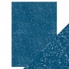 5 fogli A4 Carta Glitterata Tonic Glitter Card Cobalt Blue 250gsm