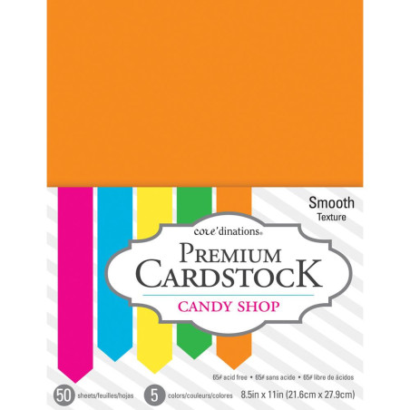 Core'dinations Smooth Cardstock Candy Shop A4