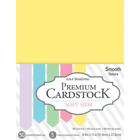 Core'dinations Smooth Cardstock Soft Side A4