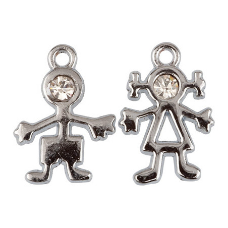 Charms con Strass Mini Friends