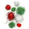 Mix PomPom Set Christmas 50pz
