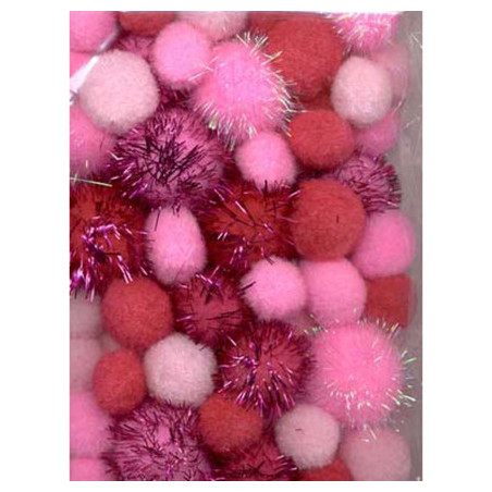 Mix PomPom Set Girl 50pz