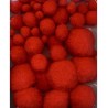 Mix PomPom Set Red 50pz