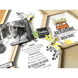 Florileges Timbro montato FEUILLAGE PARFAIT