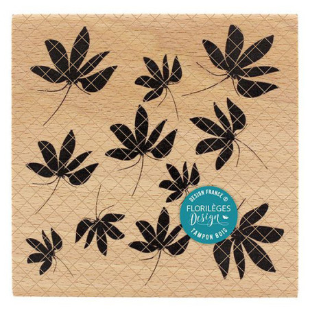 Florileges Timbro montato FEUILLES D'AUTOMNE