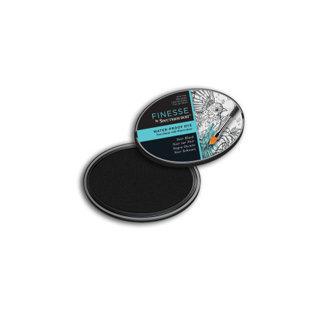 Spectrum Noir Inkpad - Finesse Water-Proof - Noir Black
