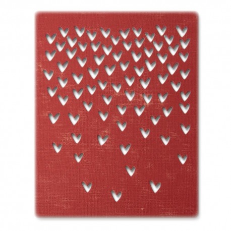 Thinlits Die Set 4pz - Falling Hearts 664415