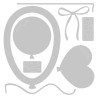 Thinlits Die Set 8pz - Balloon 664371