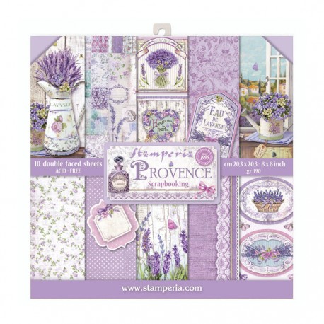 Stamperia Provence Paper Pack 20x20cm