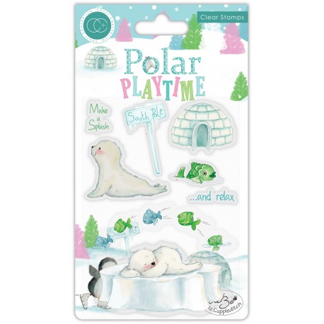 Craft Consortium Polar Playtime Make a Splash Clear Stamps