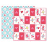 Pink Paislee Lucky Us Paper 30x30cm
