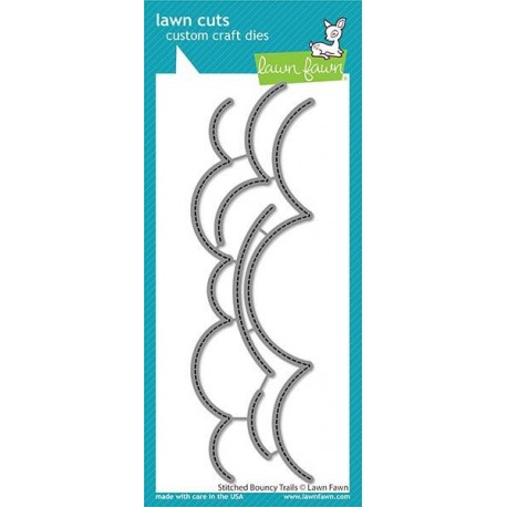 PRE-ORDINE LAWN FAWN Cuts Stitched Bouncy Trails