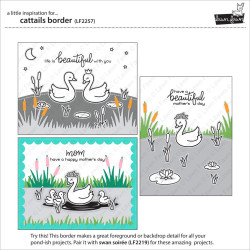 PRE-ORDINE LAWN FAWN Cuts Cattails Border