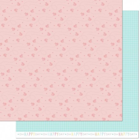 PRE-ORDINE LAWN FAWN Double-Sided Cardstock Hello Sunshine Mae Remix 30x30cm