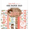 Echo Park Baby Girl Paper Pad 15x15cm