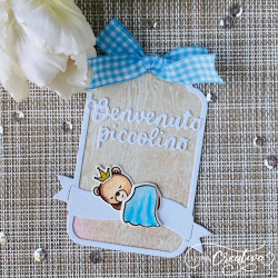 La Coppia Creativa Fustelle Benvenuta/o piccolina/o