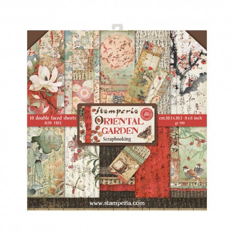 Stamperia Oriental Garden Paper Pack 20x20cm