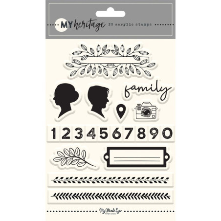 My Heritage Clear Stamps