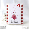 Stamping Bella Cling Stamp Bundle Girl With Falling Hearts