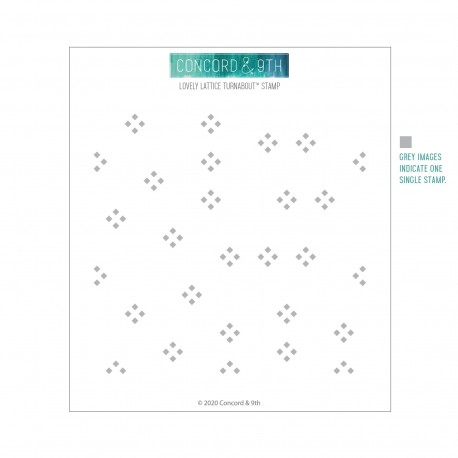 Concord & 9th Lovely Lattice Turnabout Stamp Set