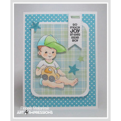 Art Impressions Clear Stamps Baby Boy