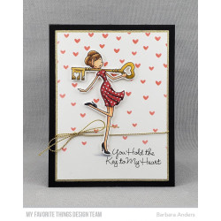 My Favorite Things Key to My Heart Clear Stamps