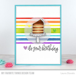 My Favorite Things Candy Stripes Stencil