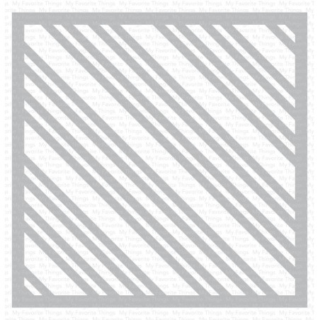 My Favorite Things Candy Stripes Stencil