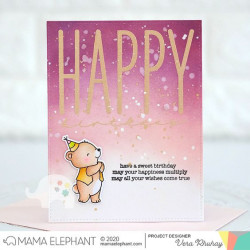 Mama Elephant Clear Stamp PIÑATA PARTY
