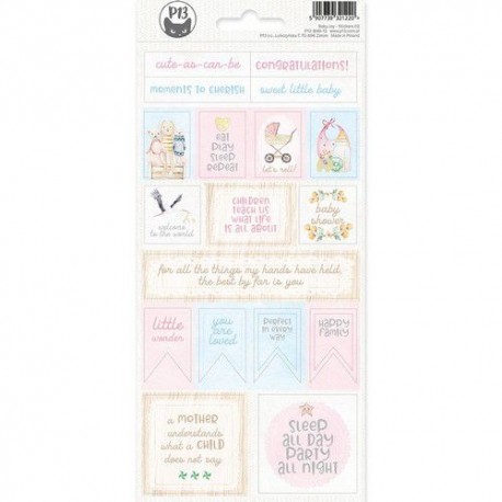 Piatek Phrase Sticker Sheet Baby Joy 02