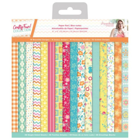 Sara Signature Crafty Fun Paper Pad 15x15cm