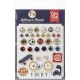 Echo Park All Boy Decorative Brads 25pz+6 Chipboard