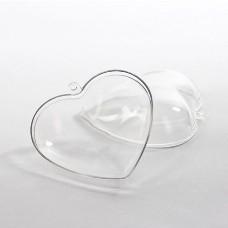 Cuore di Plastica Apribile 10cm