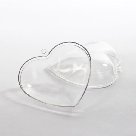Cuore di Plastica Apribile 10cm