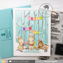 Mama Elephant Clear Stamp CRAFTED WITH LOVE