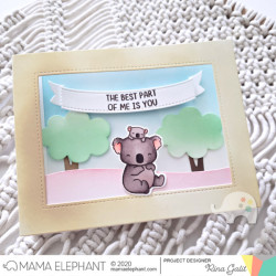 Mama Elephant Clear Stamp FAMILY TIME
