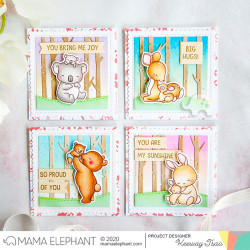 Mama Elephant Clear Stamp FAMILY TIME