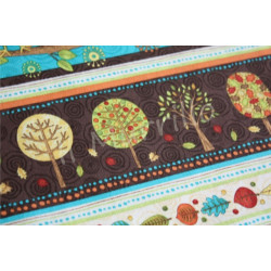 Tessuto Owls and Trees
