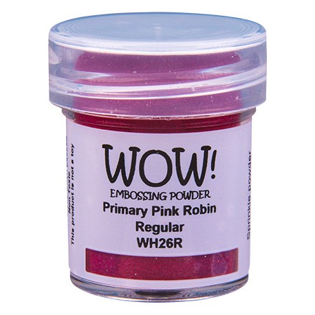 Embossing Powder Wow! Primary Pink Robin