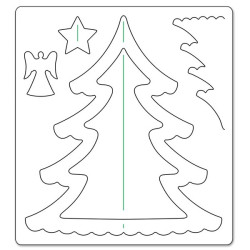 Bigz Die - Christmas Trees 3D 658754