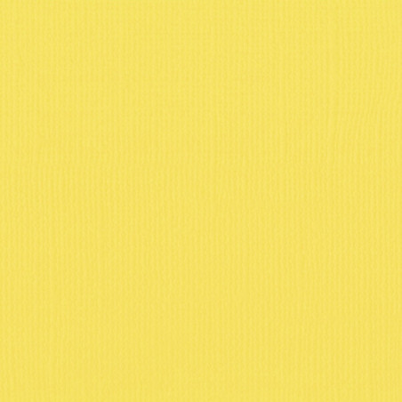 Carta Effetto Tela Lemon Yellow 216gsm 30x30cm