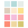 Florence Cardstock Smooth 30x30cm Pastel 60 Fogli Lisci