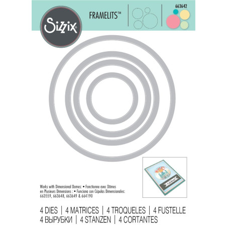 Framelits Die Set 4pz - Circles 663642