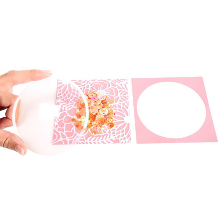 Sizzix Shaker Domes Circle 3 1/2" 664190