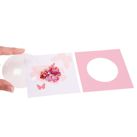 Sizzix Shaker Domes Circle 2 1/2" 663649 6pz