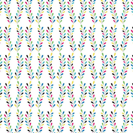 Foglio Acetato Foglie Colorate 30x30cm