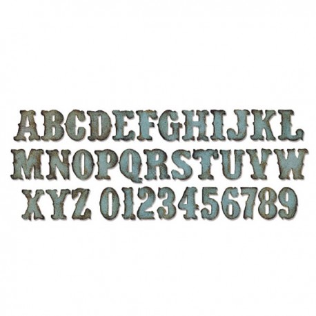 Bigz XL Alphabet Die - Vintage Market 658772