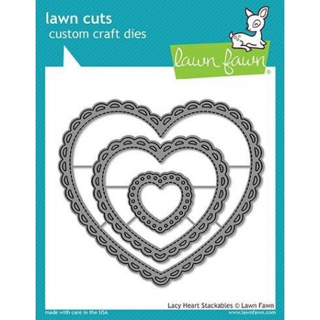 Lawn Fawn Die Heart Stackables